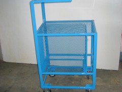 carrello in tubolare e lamiera stirata